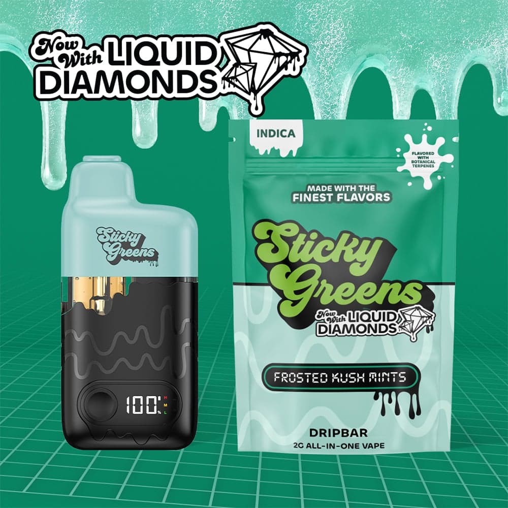 Sticky Greens – Frosted Kush Mints [2000mg]