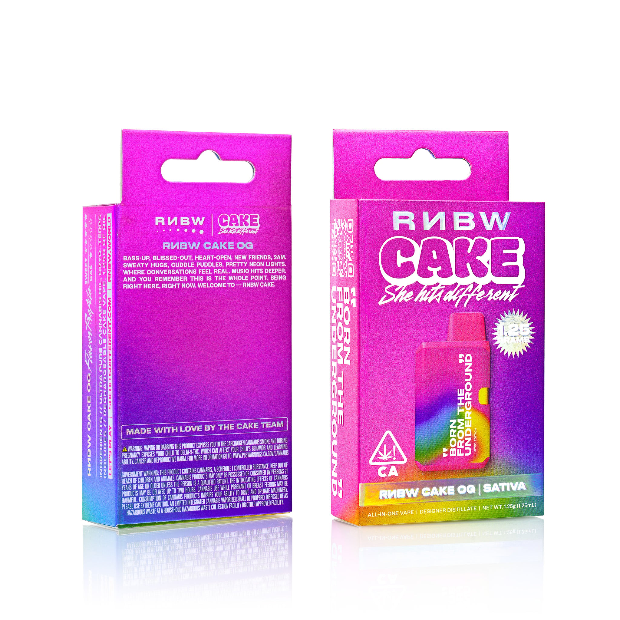 CAKE she hits different – RNBW Cake OG  (Limited Edition) [1250mg]