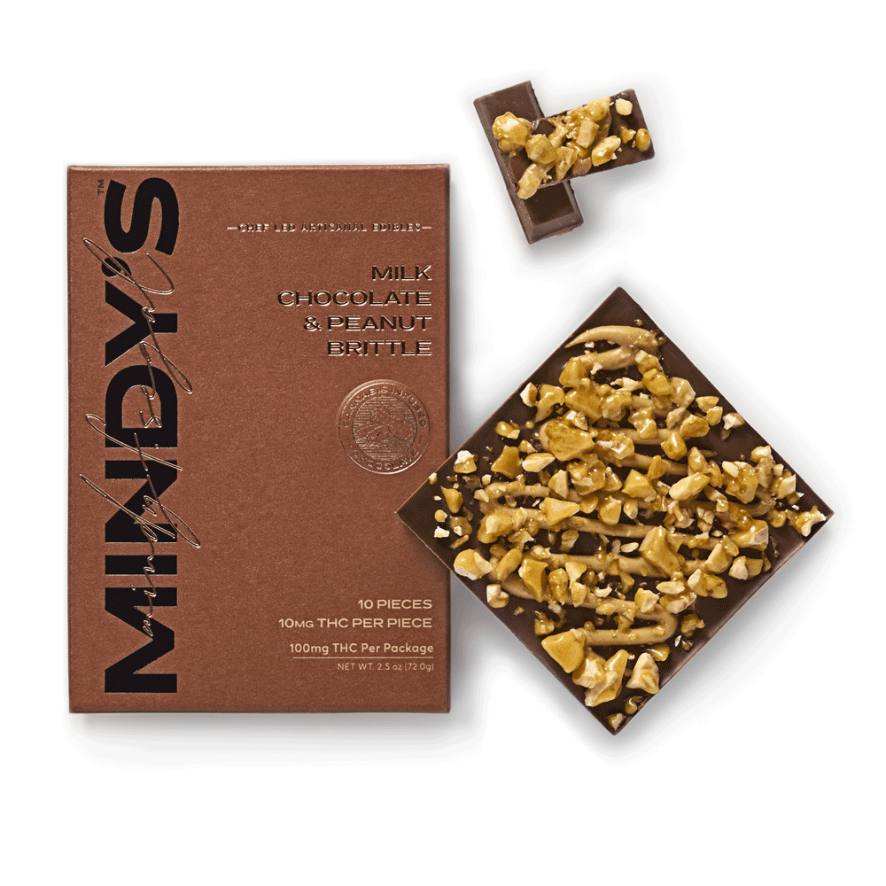 Mindy's™ – Milk Chocolate & Peanut Brittle [10pk] (100mg THC)