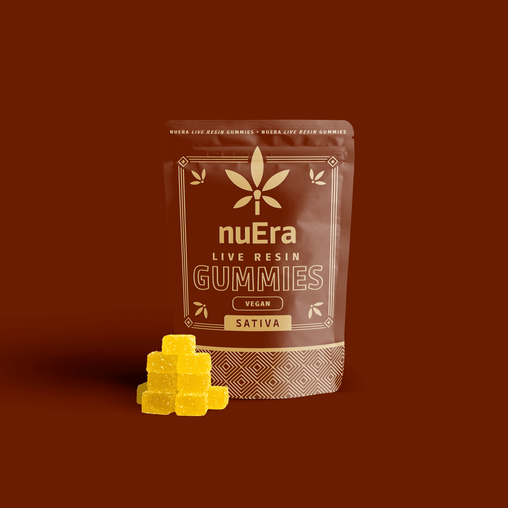 nuEra – Lemon Live Resin Gummies [10pk] (100mg)