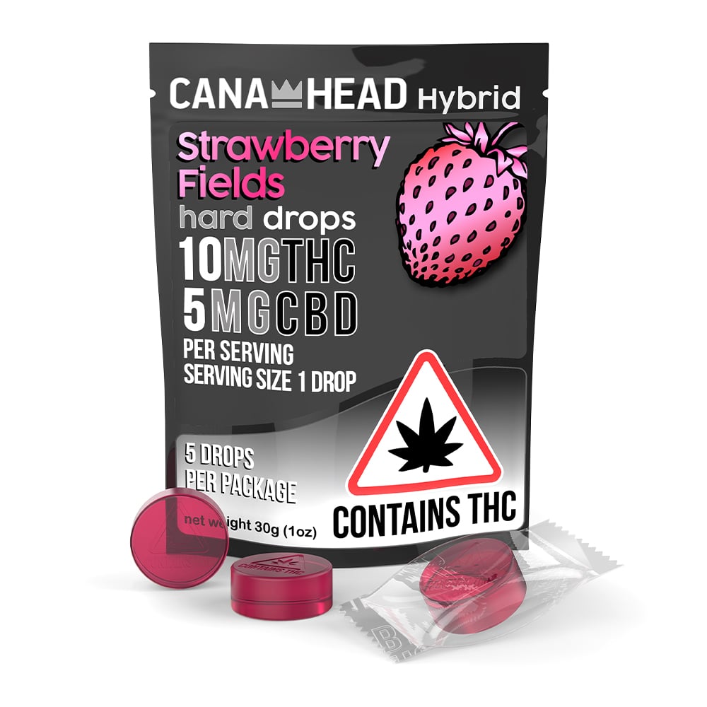 CanaHead – 2:1 Strawberry Fields [5pk] (50mg THC/25mg CBD)