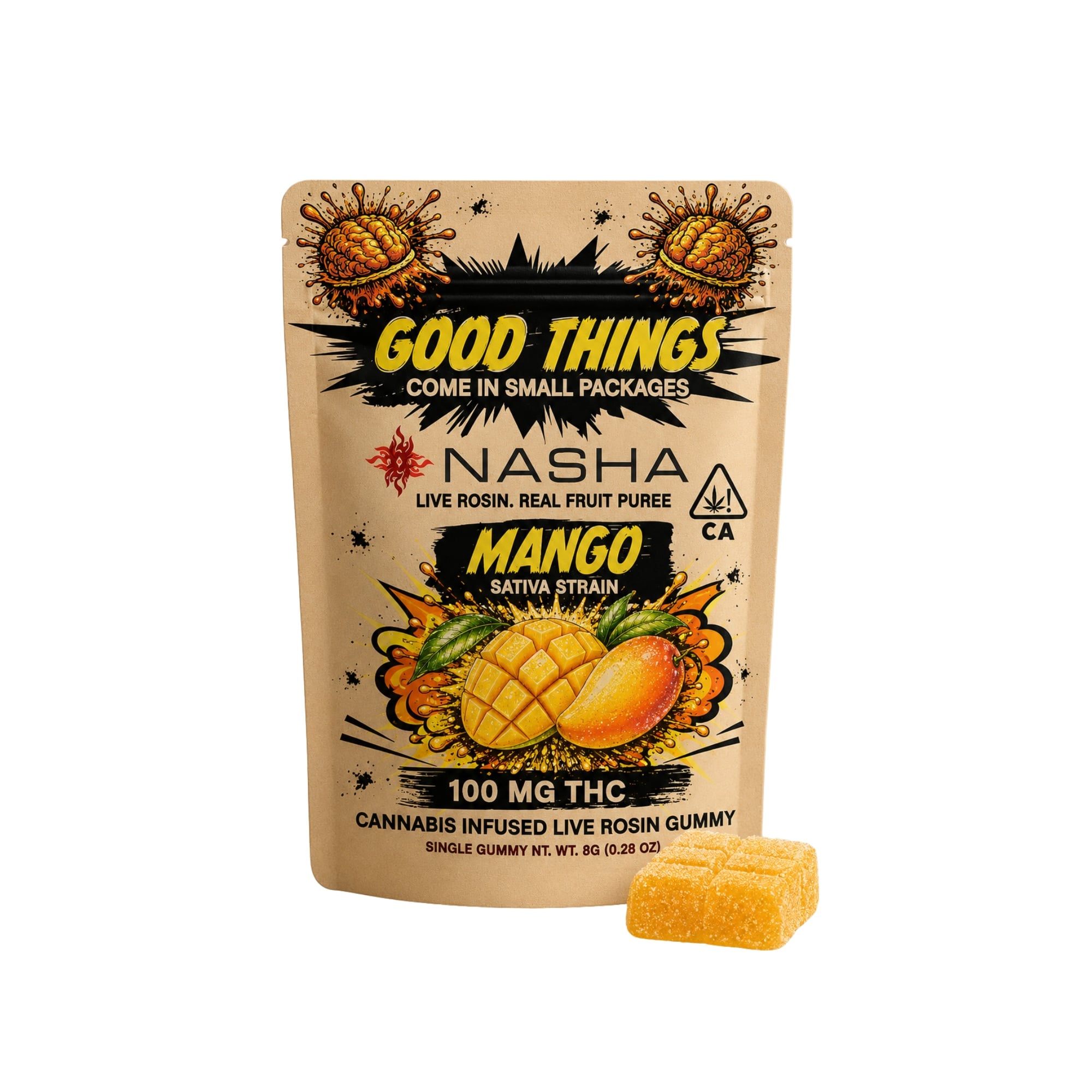 Nasha – Mango - Papaya Punch [1pk] (100mg)