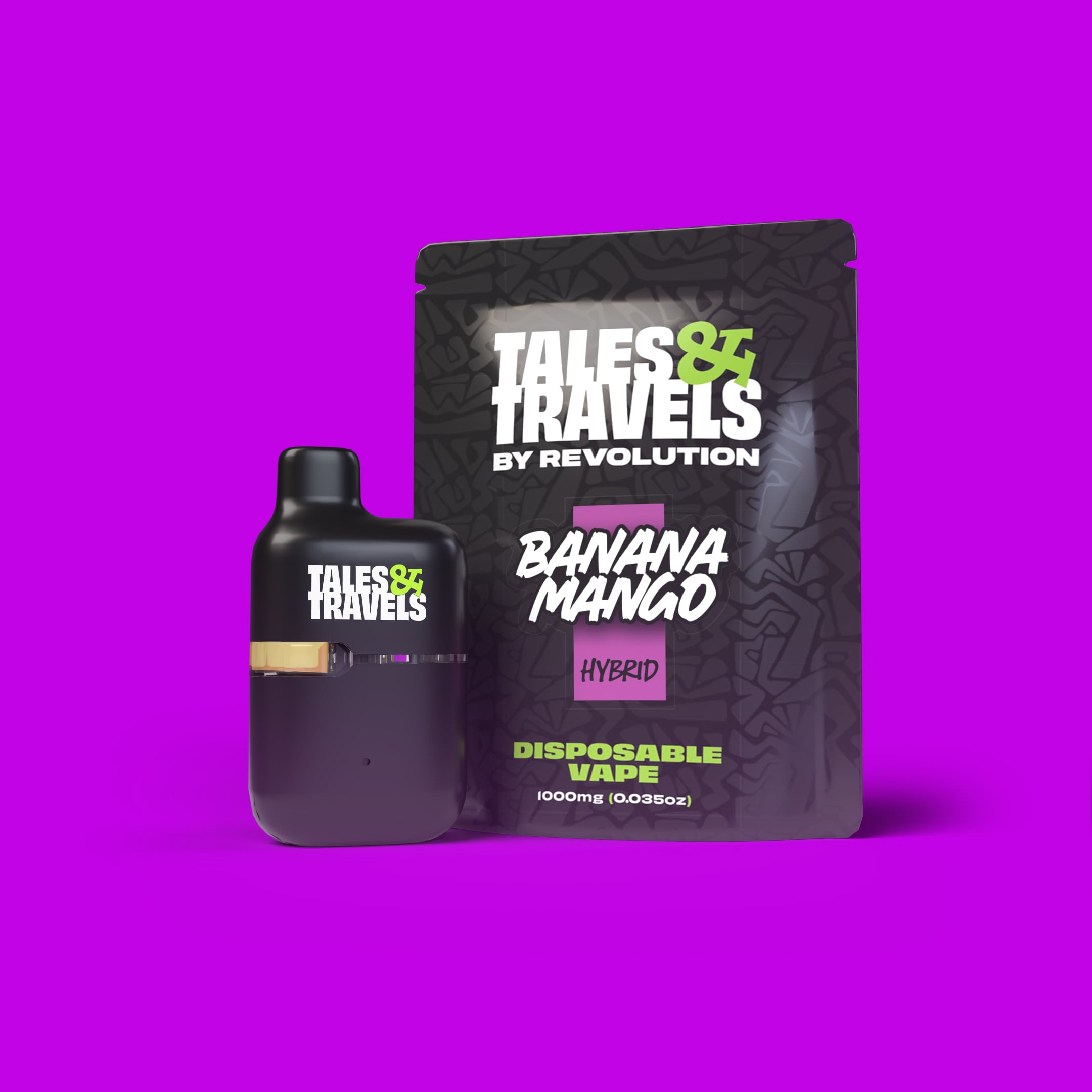 Tales & Travels by Revolution – Banana Mango [1000mg]