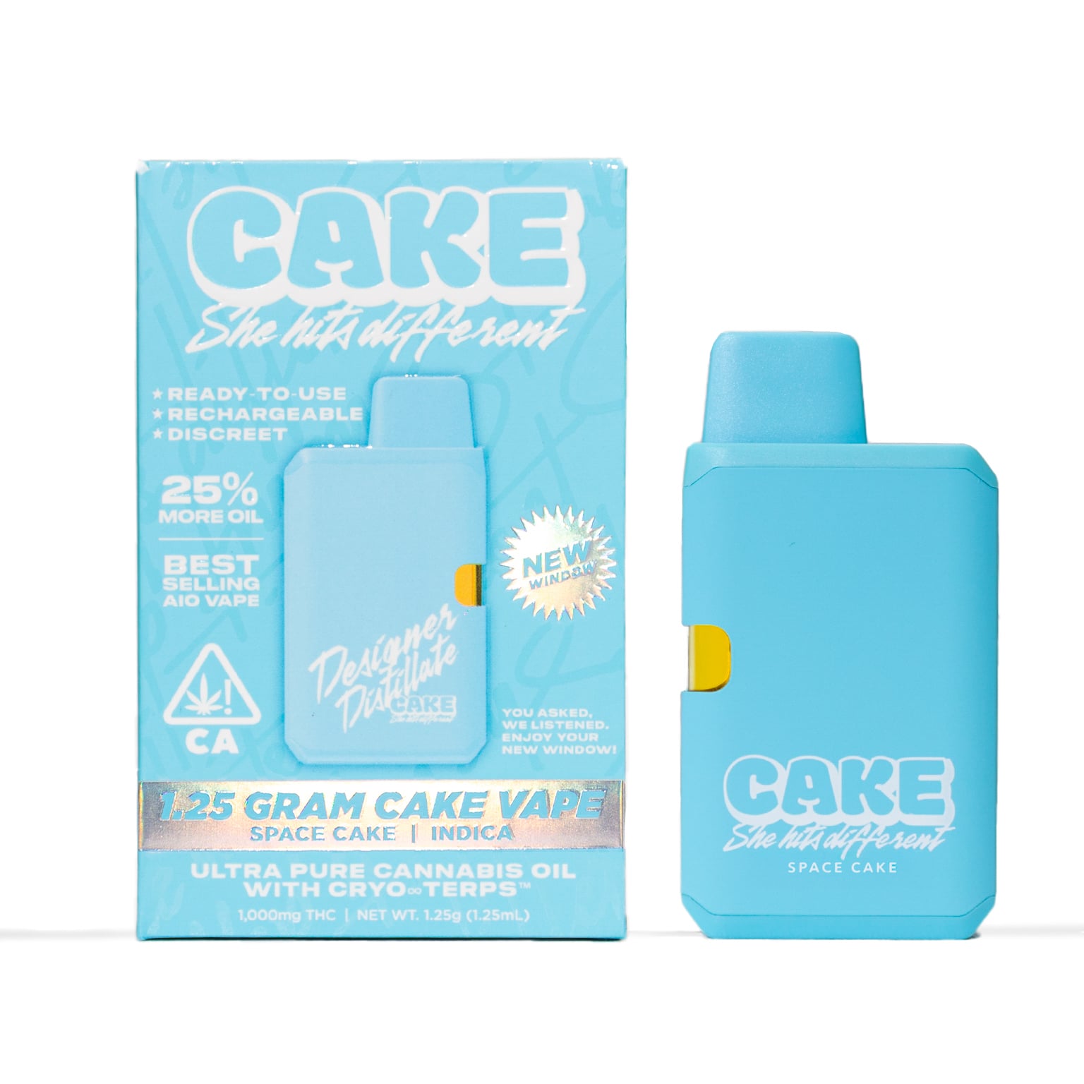 CAKE she hits different – Space Cake [1250mg]