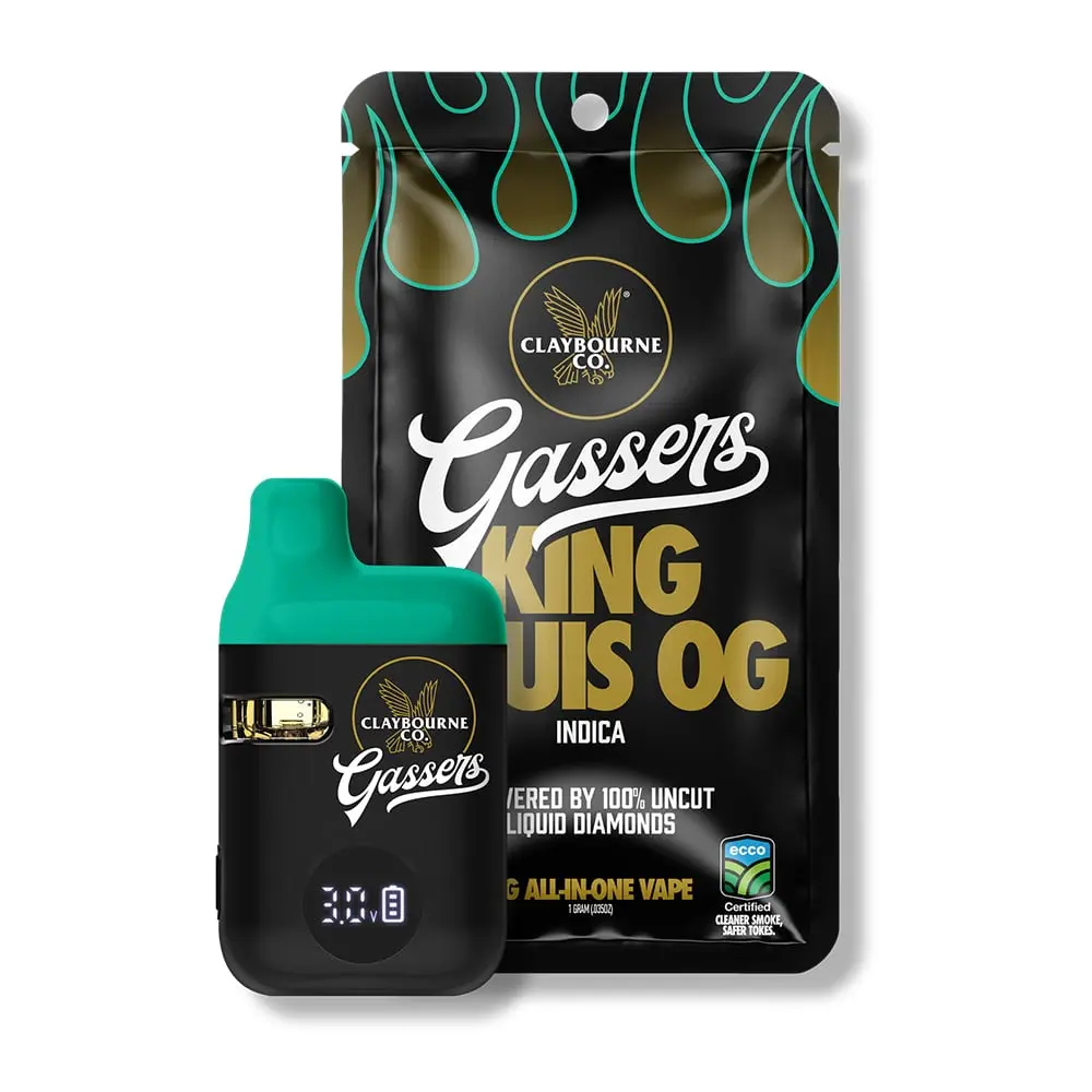 Claybourne – King Louis OG  (1g) - Gassers All-In-One Liquid Diamonds Vape