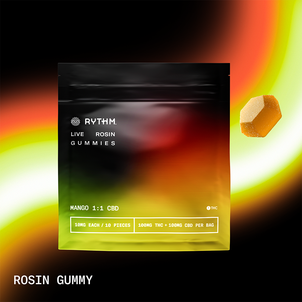 RYTHM – 1:1 Mango - Cereal Milk [10pk] (100mg THC/100mg CBD)