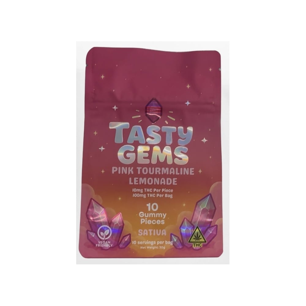 Tasty Gems – Pink Tourmaline Lemonade [10pk] (100mg)