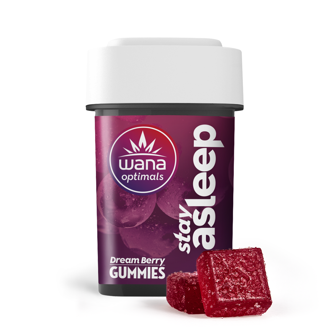 Wana – Stay Asleep - Dream Berry [10pk] (200mg CBD/100mg THC/50mg CBN/50mg CBG)