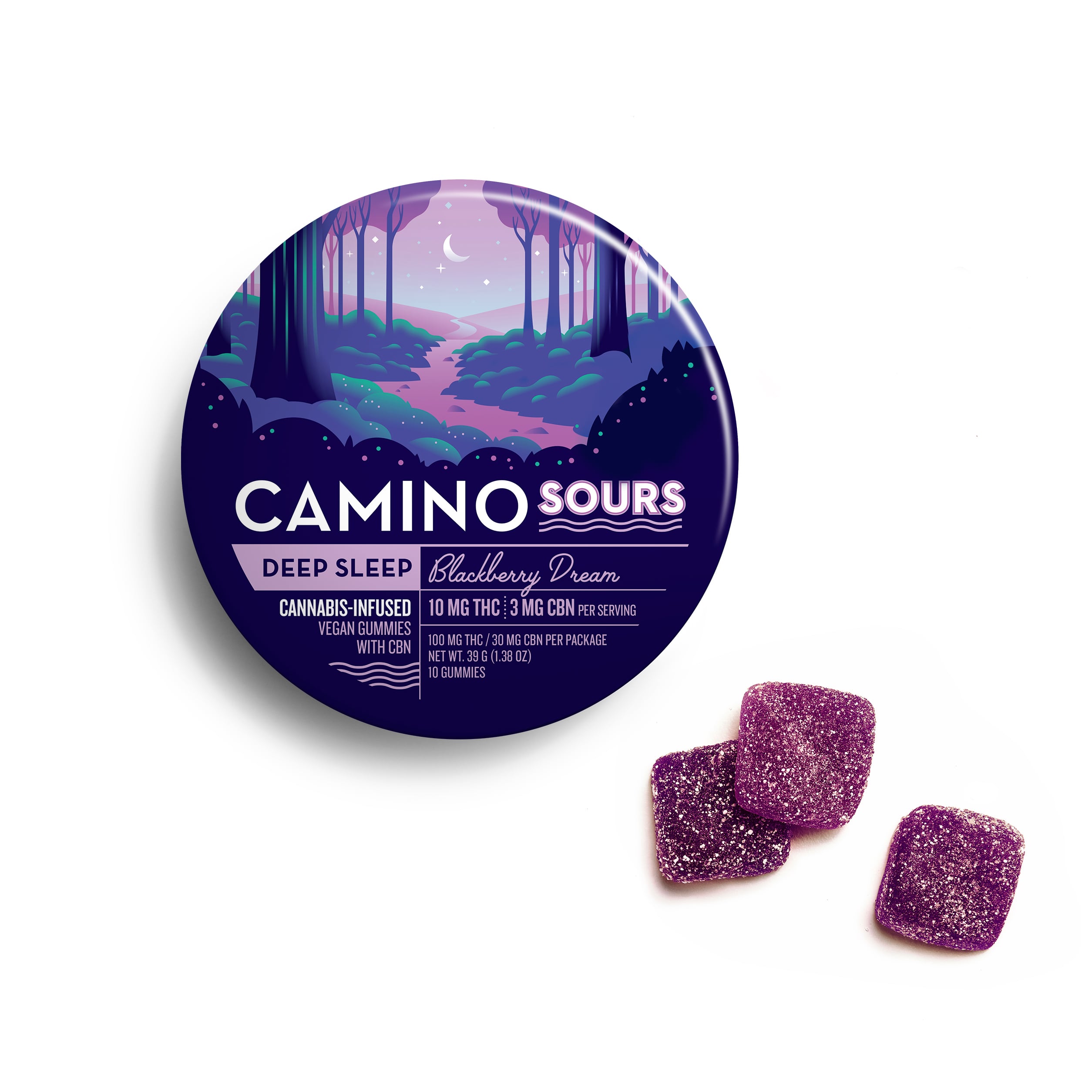 Camino – 10:3 'Sleep' Blackberry Dream [10pk] (100mg THC/30mg CBN)