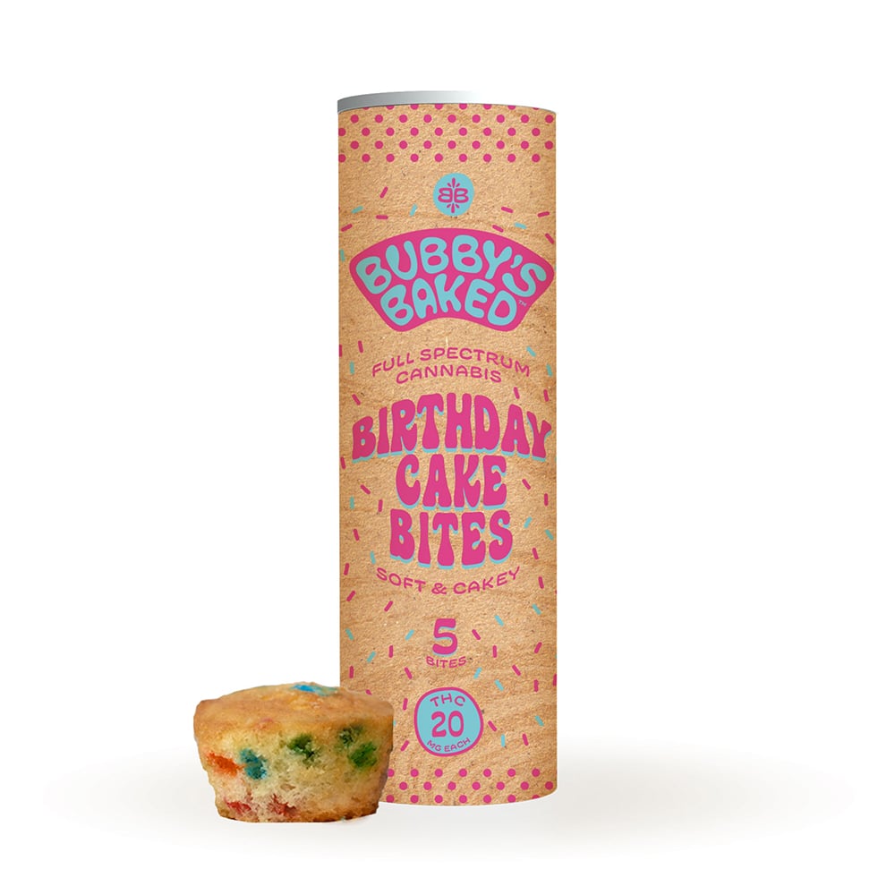 Bubby's Baked – Birthday Cake Bites [5pk] (100mg)