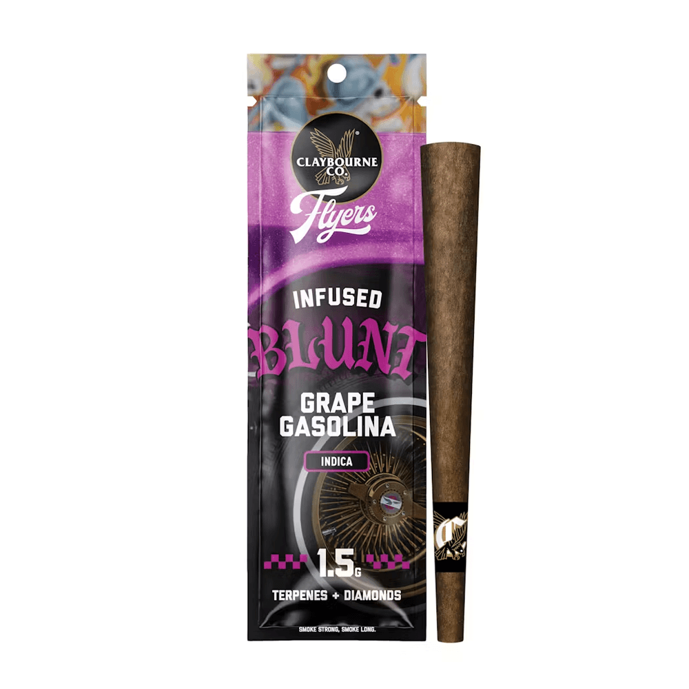 Claybourne – Grape Gasolina (1.5g) - Flyers Infused Blunt