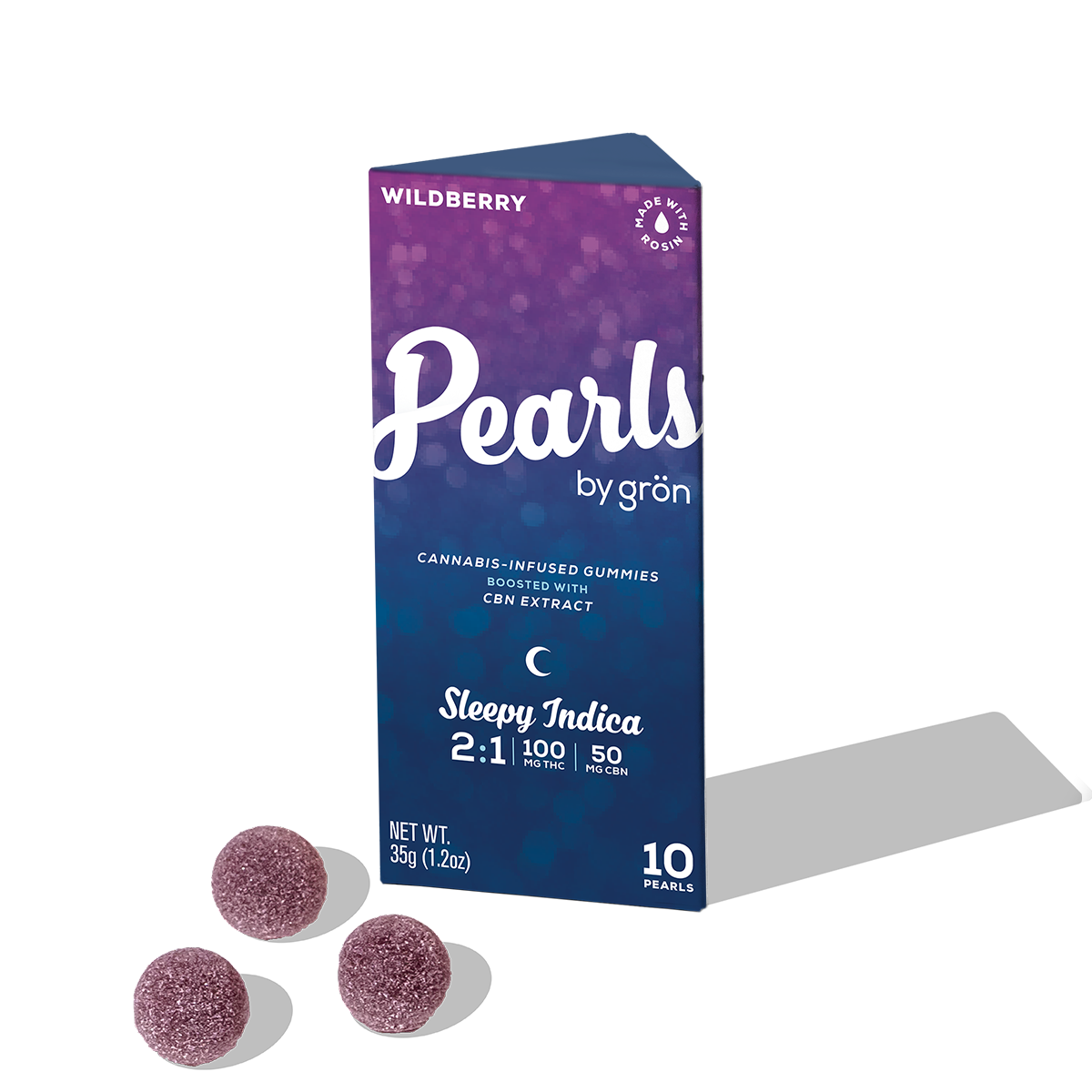 Grön – 2:1 Wildberry [10pk] (100mg THC/50mg CBN)