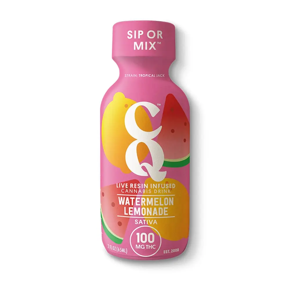 CQ/Cannabis Quencher – Watermelon Lemonade w/ TROPICAL JACK Live Resin [2oz] (100mg)