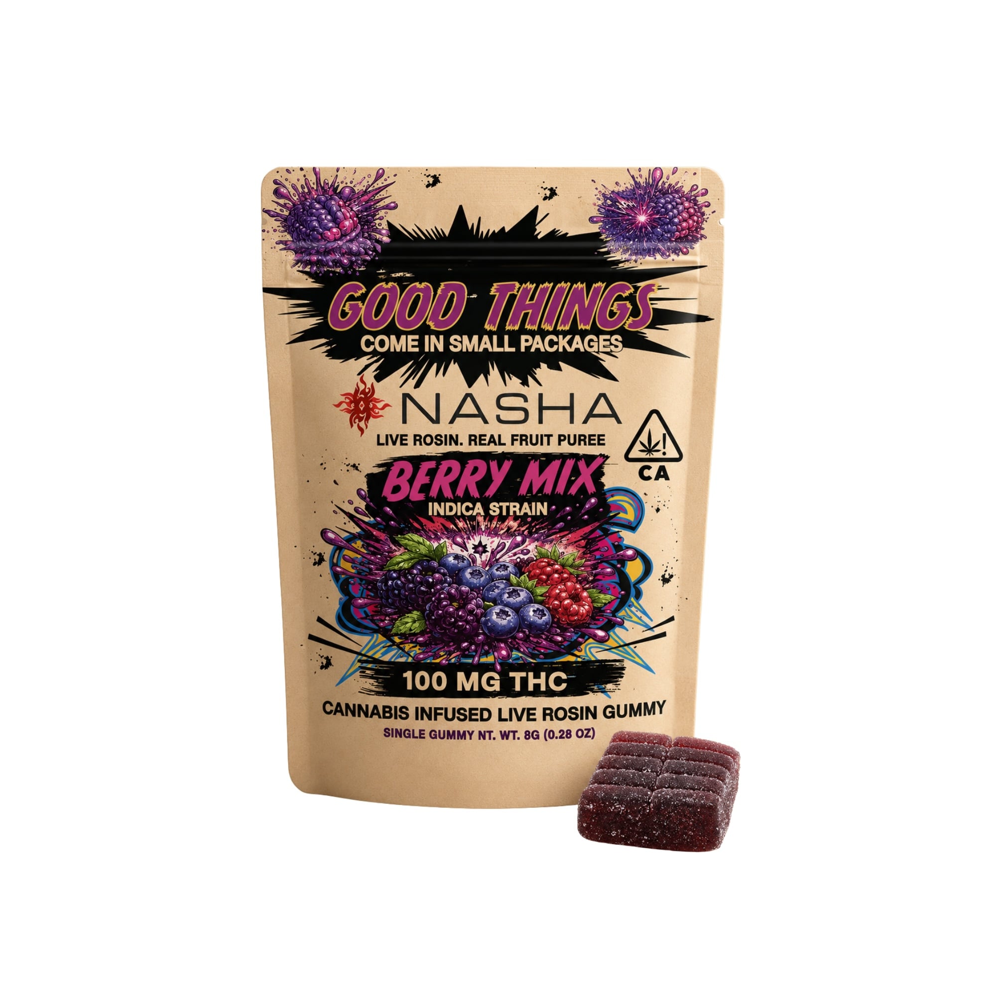 Nasha – Berry Mix - Canal Street Runtz x Super Boof [1pk] (100mg)