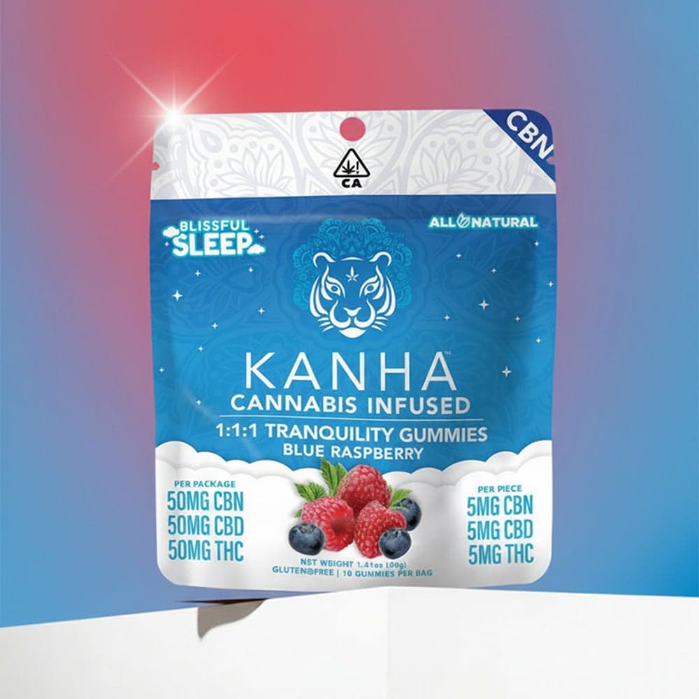 KANHA – 1:1:1 Sleep Tranquility (50mg CBD/50mg THC/50mg CBN) [10pk]