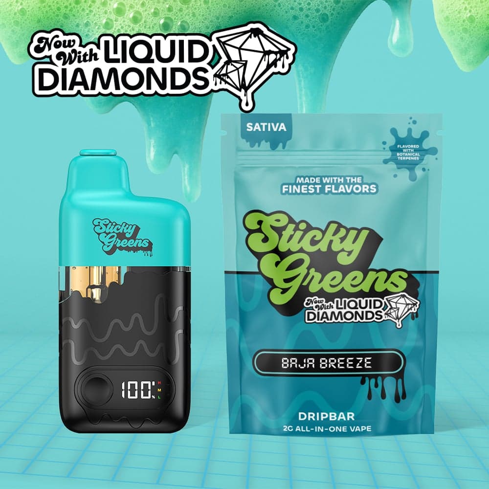 Sticky Greens – Baja Breeze [2000mg]