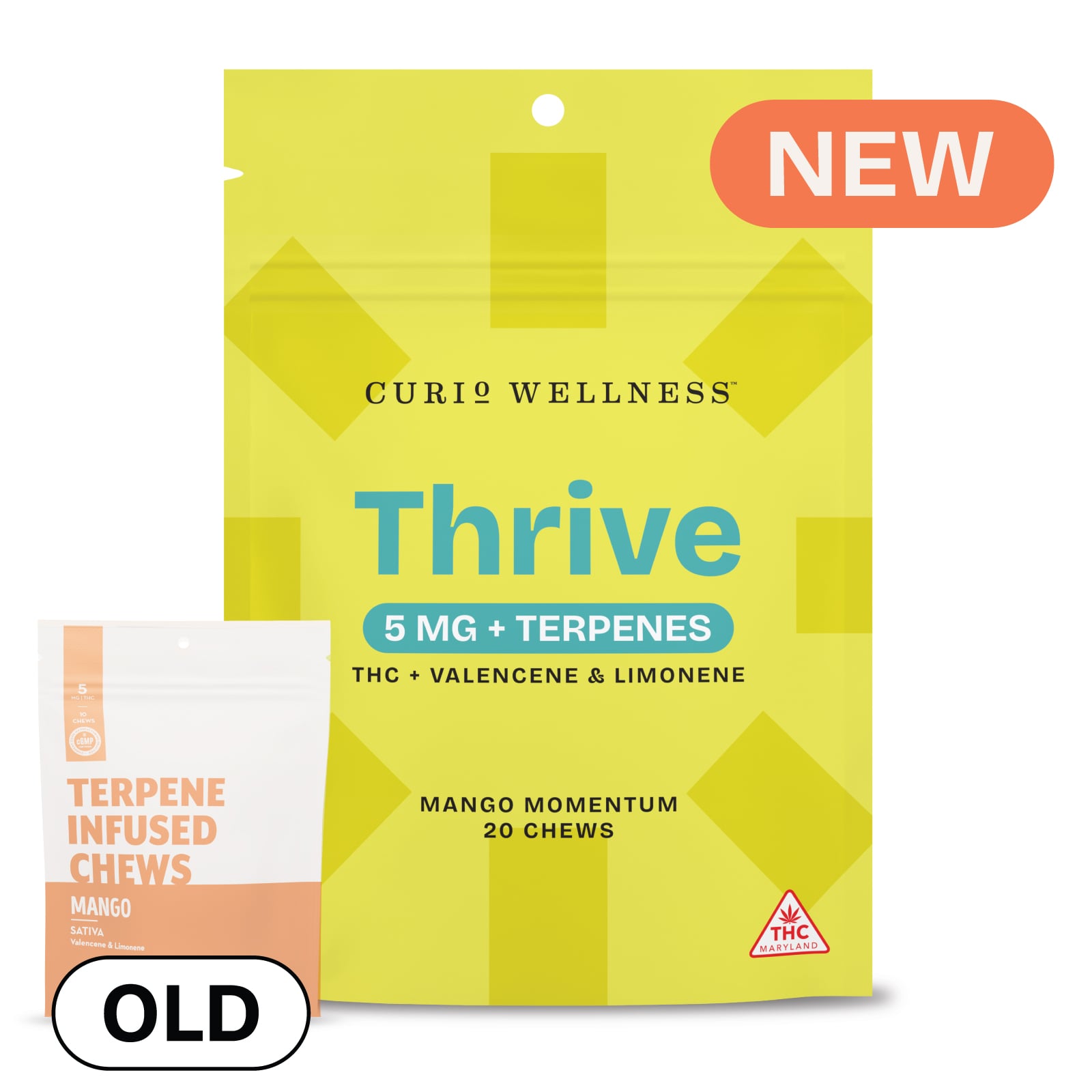 Curio Wellness – Thrive Mango Momentum [20pk] (100mg)