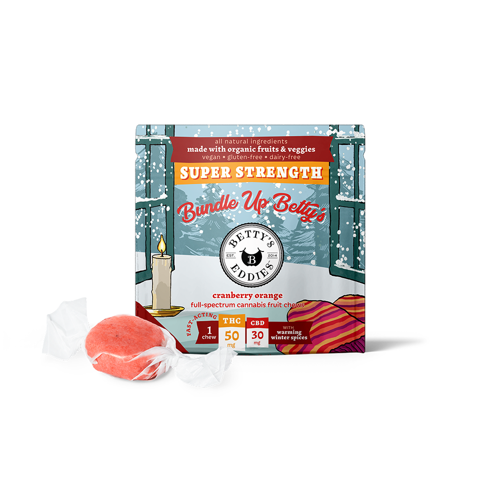 Betty's Eddies – Bundle Up Betty’s - Cranberry Orange [1pk] (30mg CBD/50mg THC)
