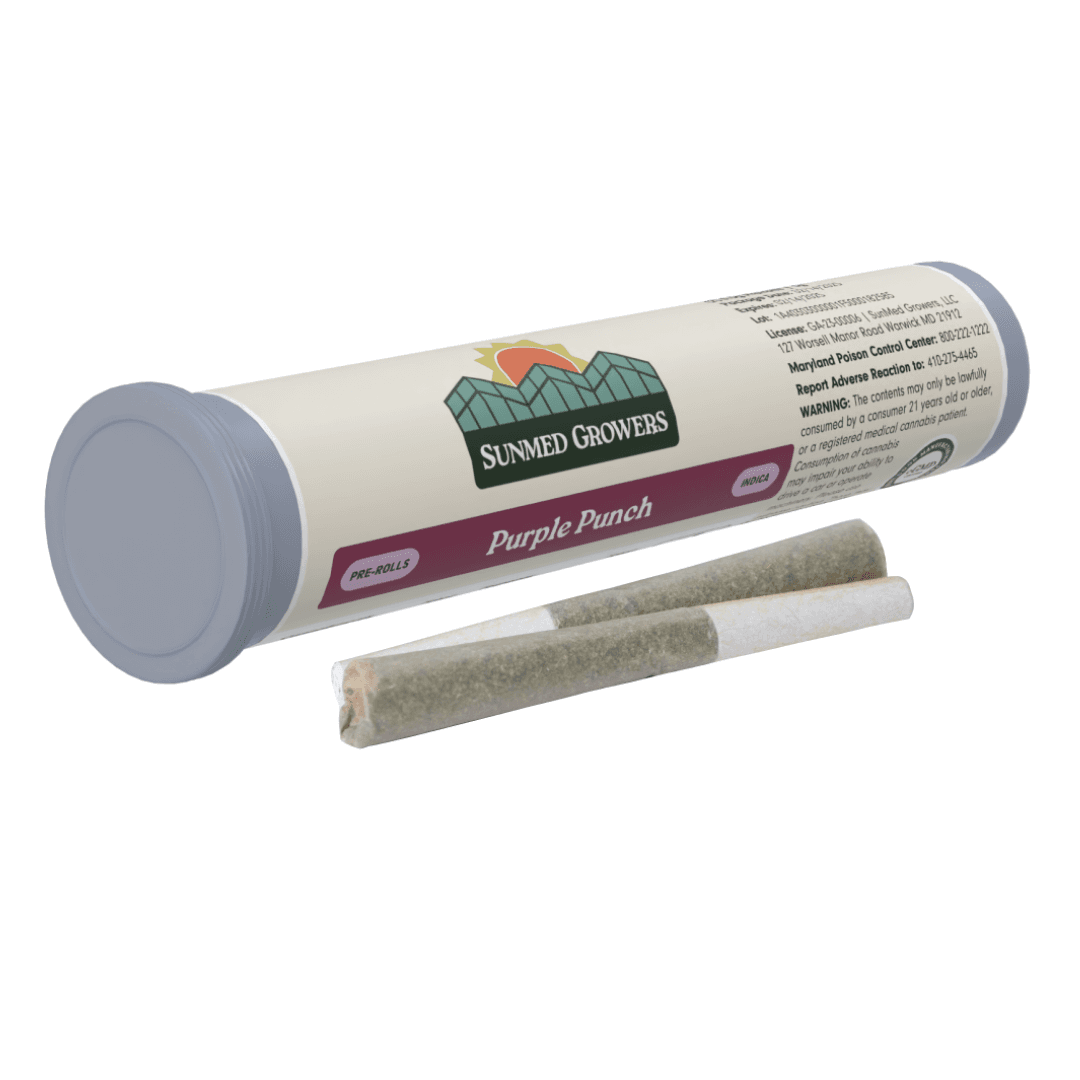 SunMed Growers – Purple Punch Pre-Roll 0.5g 2-Pack