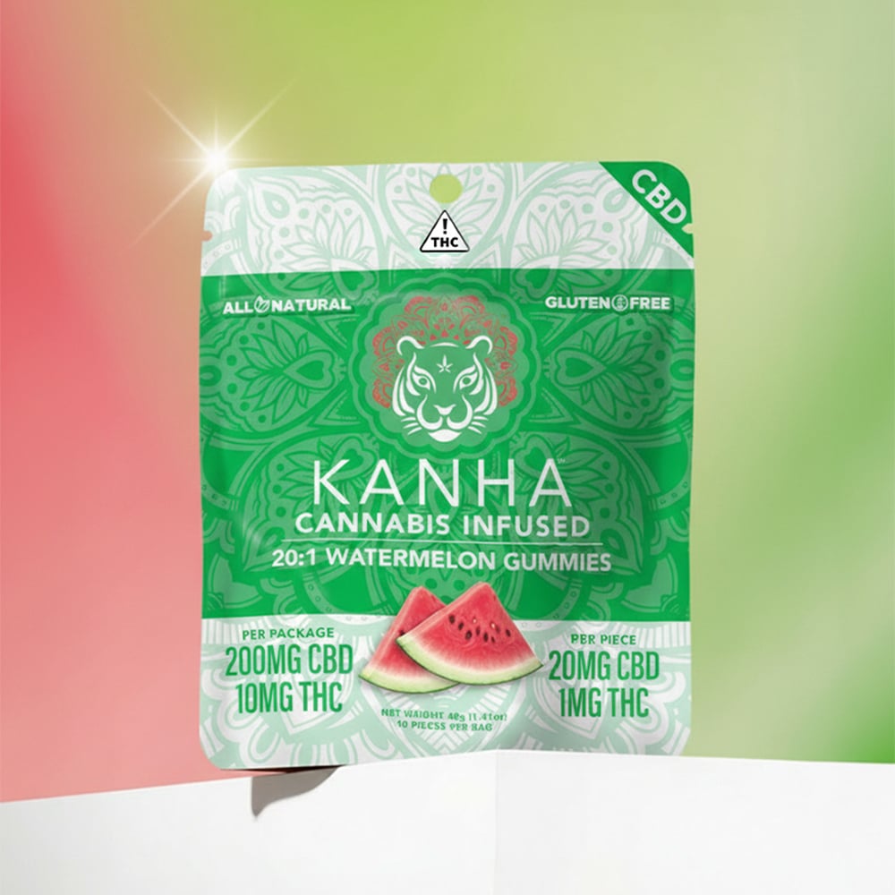 KANHA – 20:1 Watermelon [10pk] (200mg CBD/10mg THC)