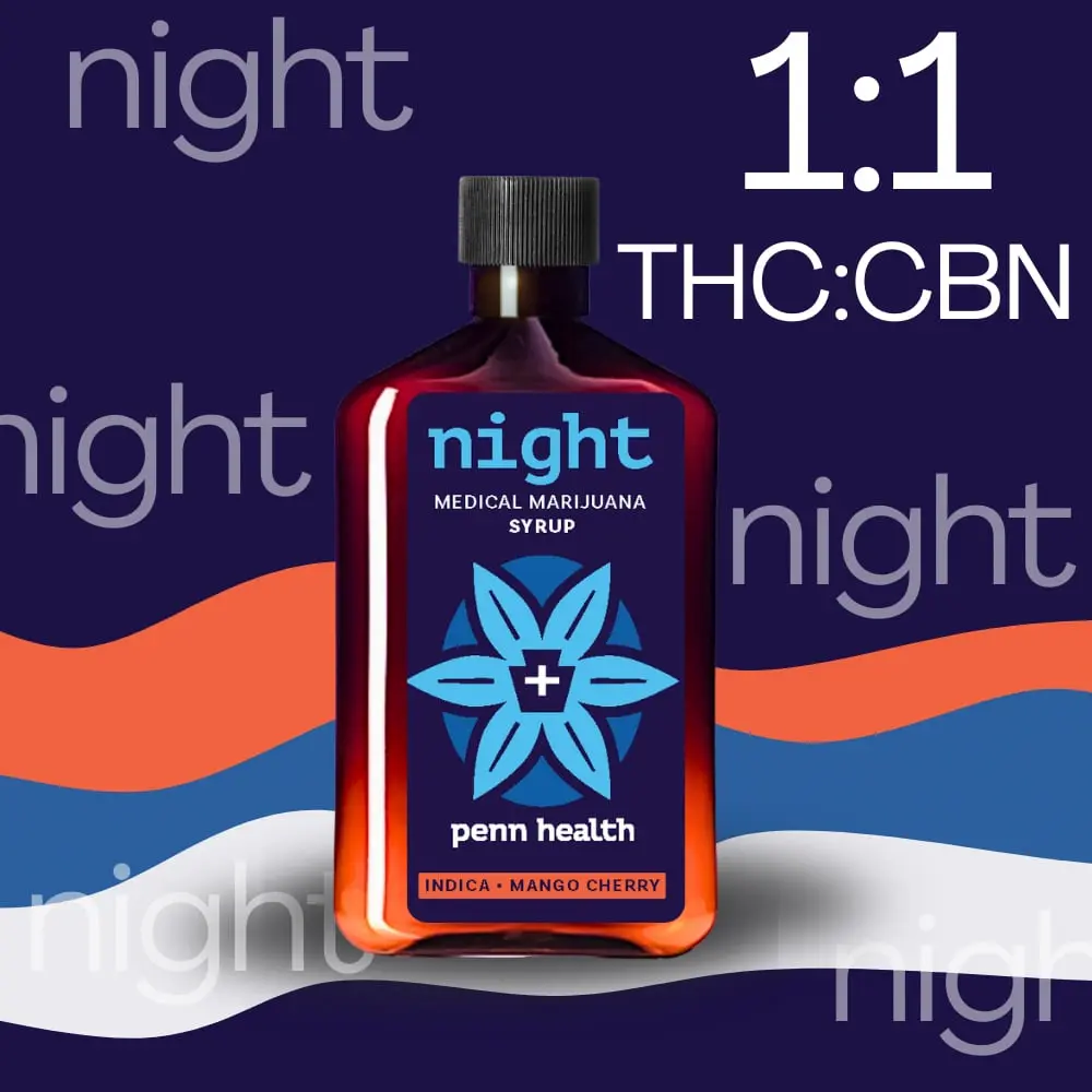 Penn Health – Night 1:1 THC:CBN - Mango Cherry [250ml] (250mg THC/250mg CBN)