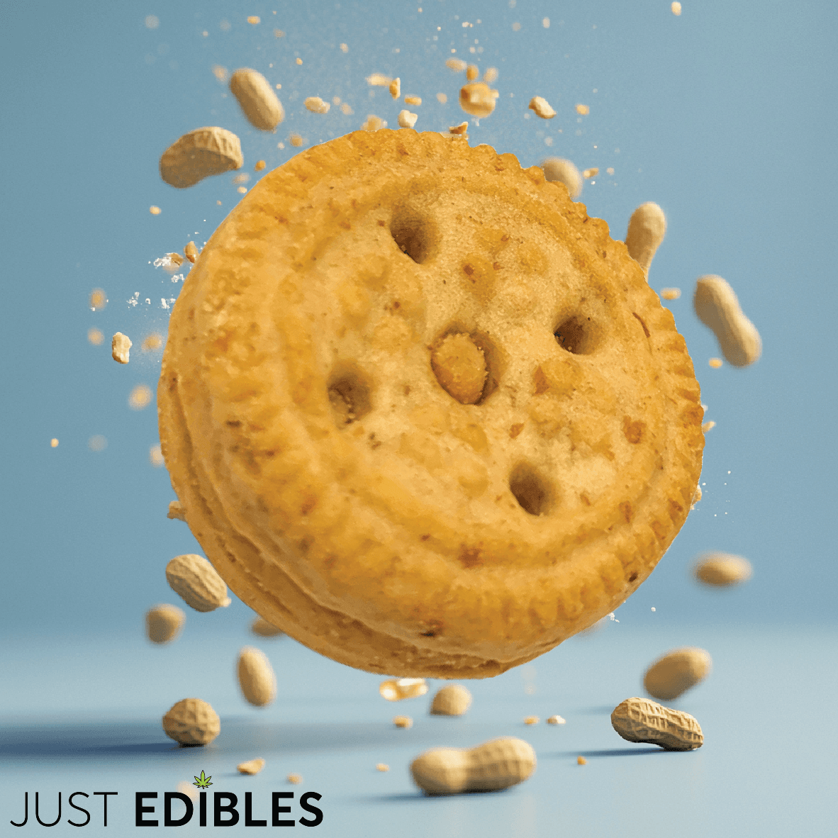 Just Edibles – Graham Cracker Peanut -  (10pk | 10mg Each | 100mg THC Total)