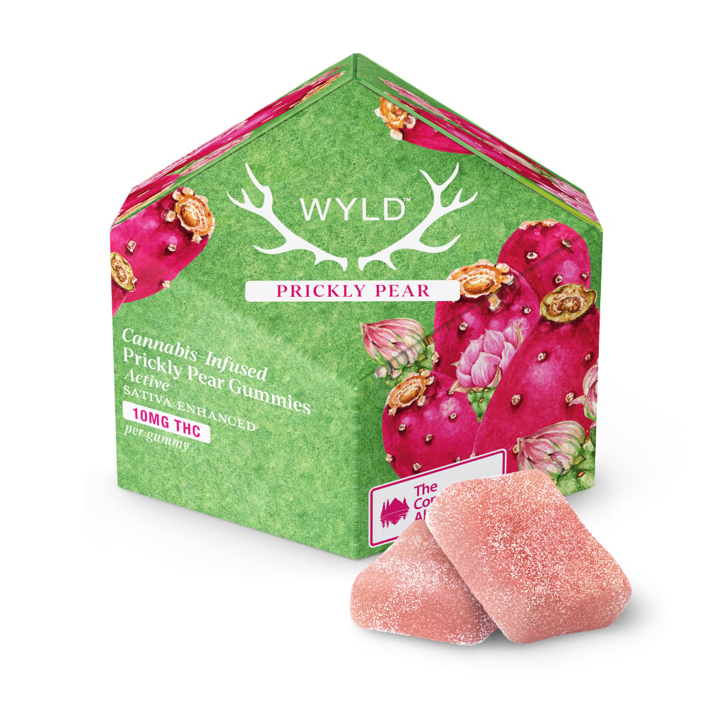 WYLD – Prickly Pear Sativa Enhanced Gummies | 100mg | LIMITED TIME!