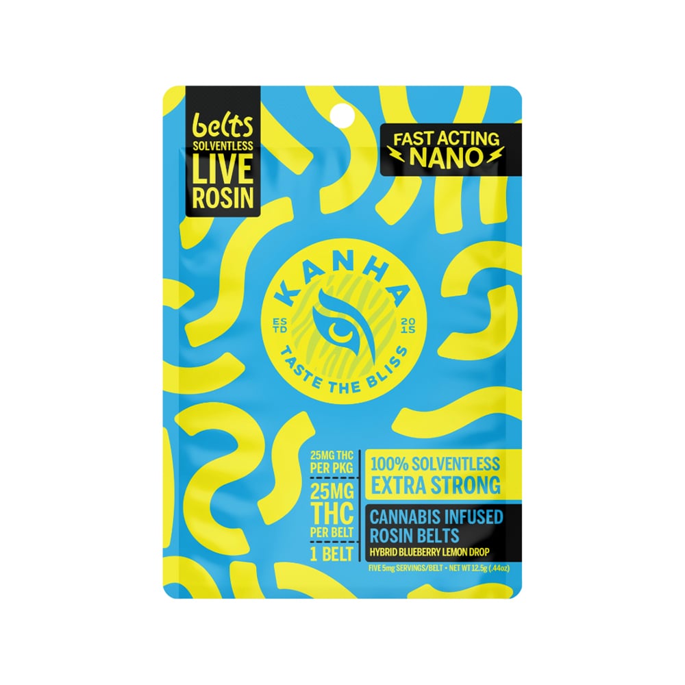KANHA – Blueberry Lemon Drop Live Rosin Belt - Hybrid [1pk] (25mg)