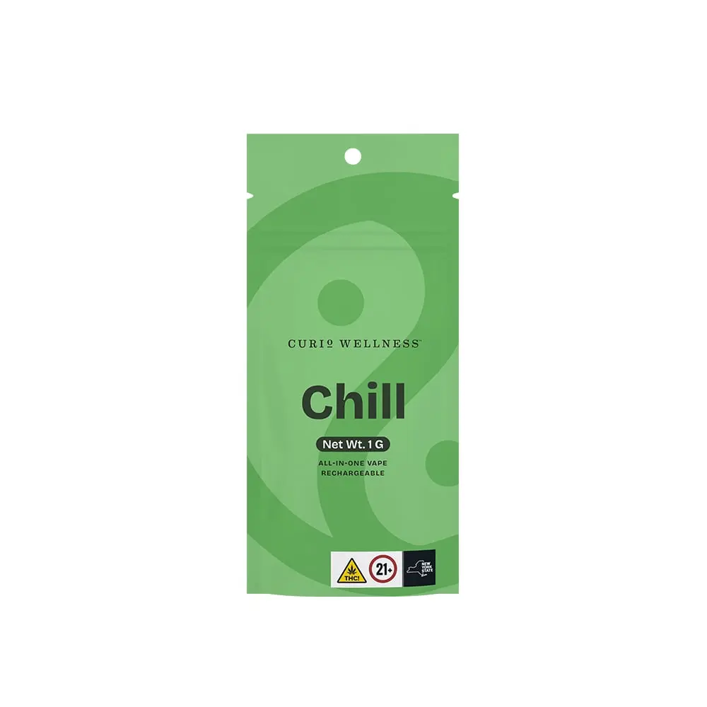 Curio Wellness – Chill CBD :THC | Tropical Zen All-In-One Vape [1g]