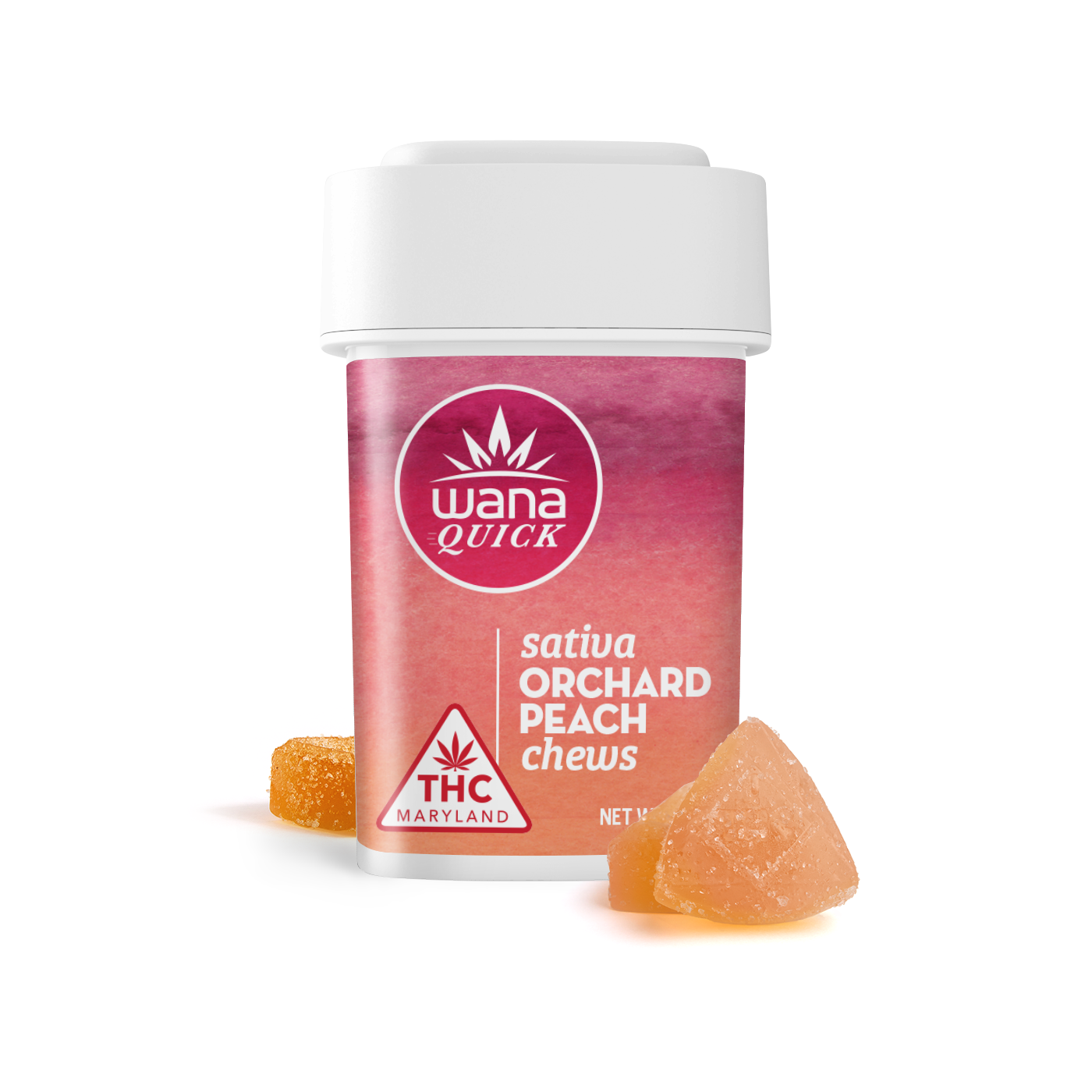Wana – Orchard Peach - Sativa [10pk] (100mg)