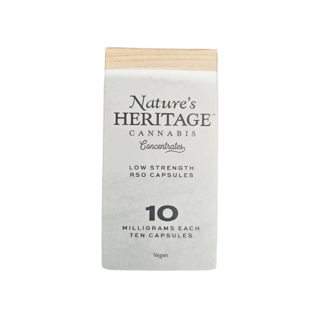 Nature's Heritage – RSO Capsules [10pk] (100mg)