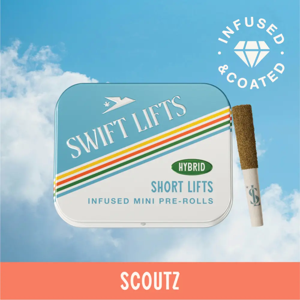 Swift Lifts – Short Lifts Infused & Kief Coated 2.5g 5pk Scoutz H 27744