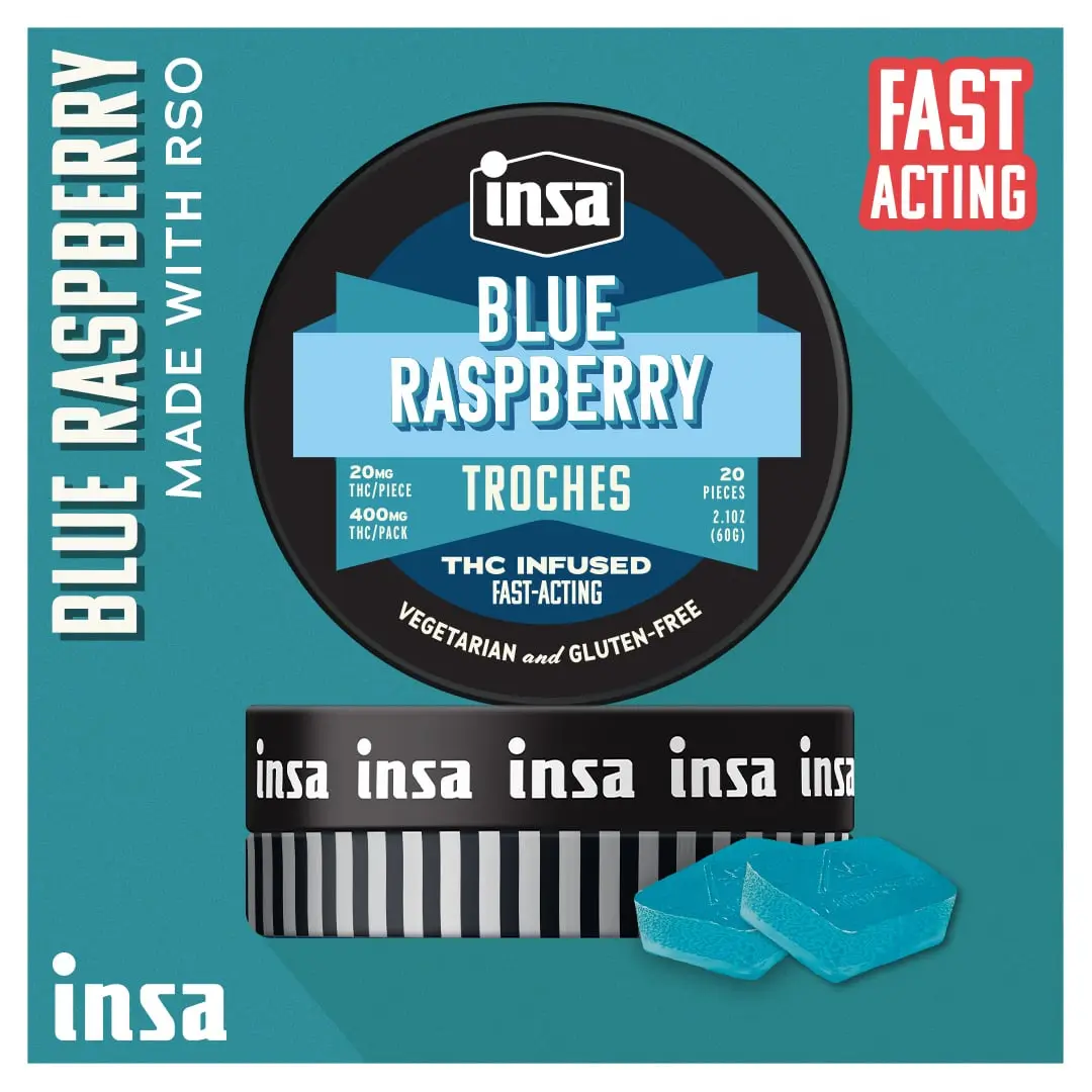 Insa – Blue Raspberry [20pk] (400mg)