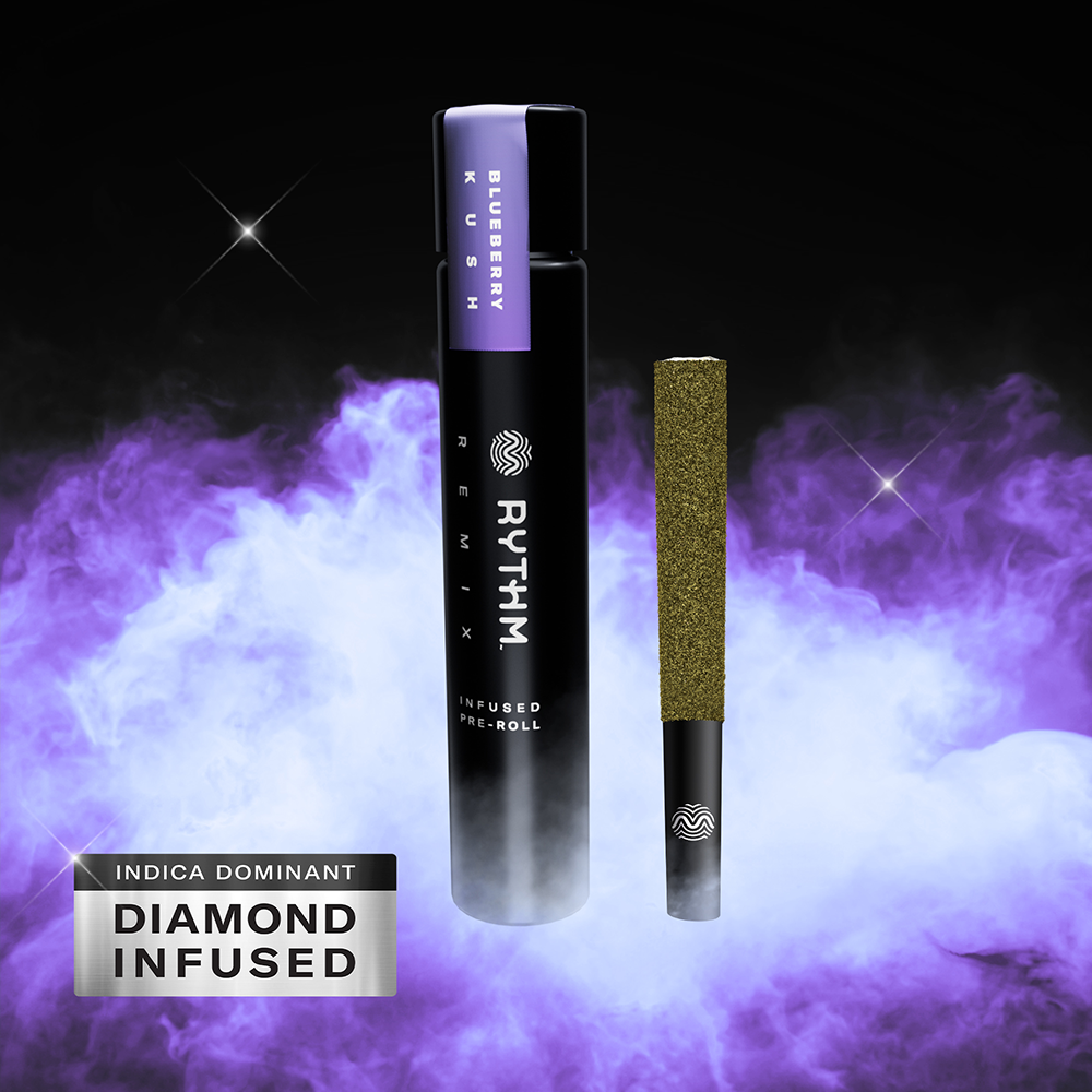 RYTHM – Blueberry Kush [1g] Diamond Infused