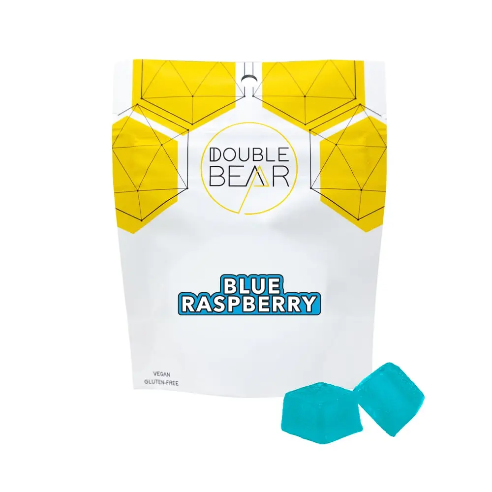 Double Bear – Blue Raspberry [20pk] (50mg)