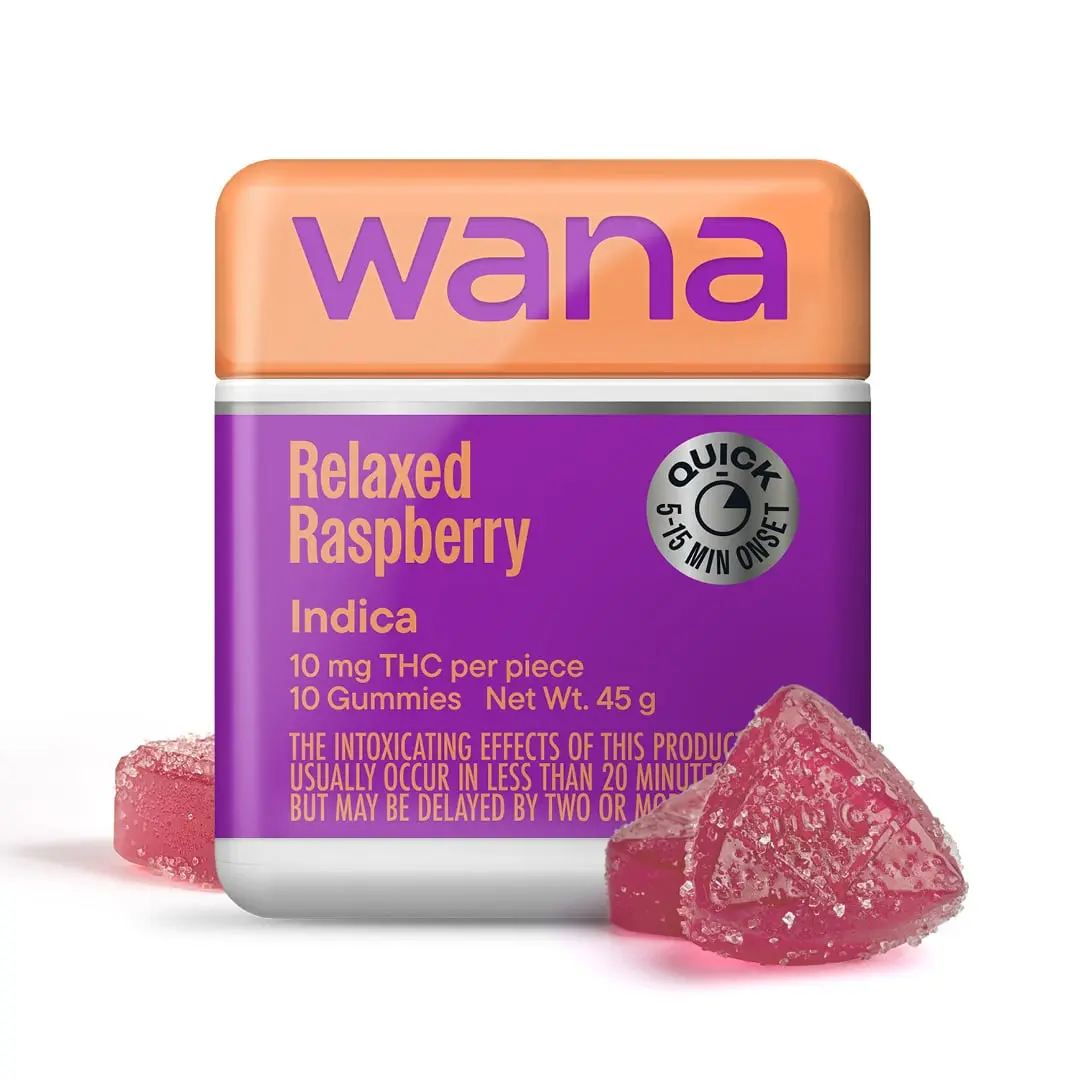 Wana – Relaxed Raspberry [10pk] (100mg)