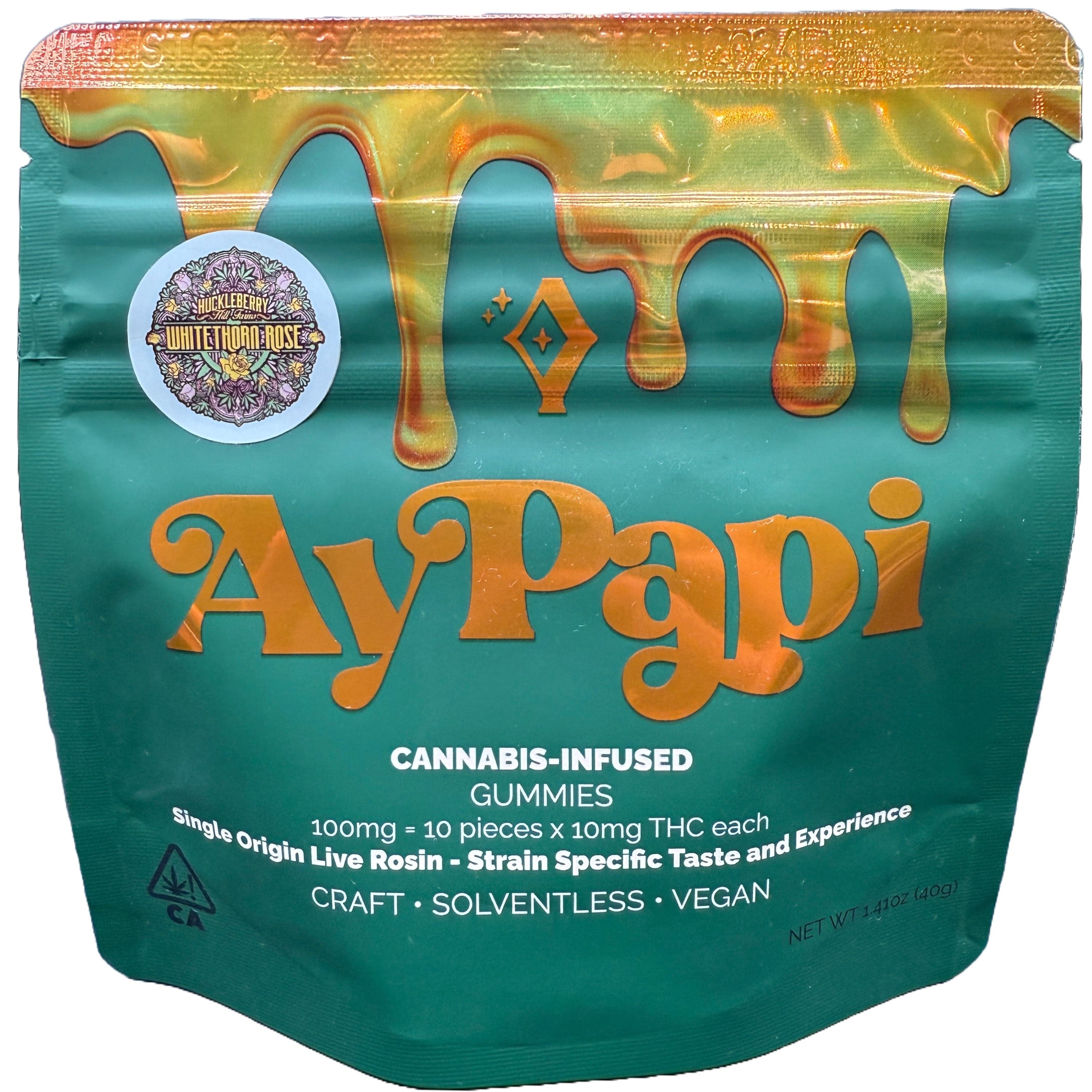 AyPapi – Whitethorn Rose Single Origin Gummies [10pk] (100mg)