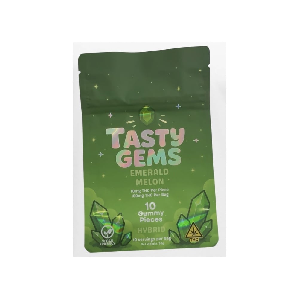 Tasty Gems – Emerald Melon [10pk] (100mg)