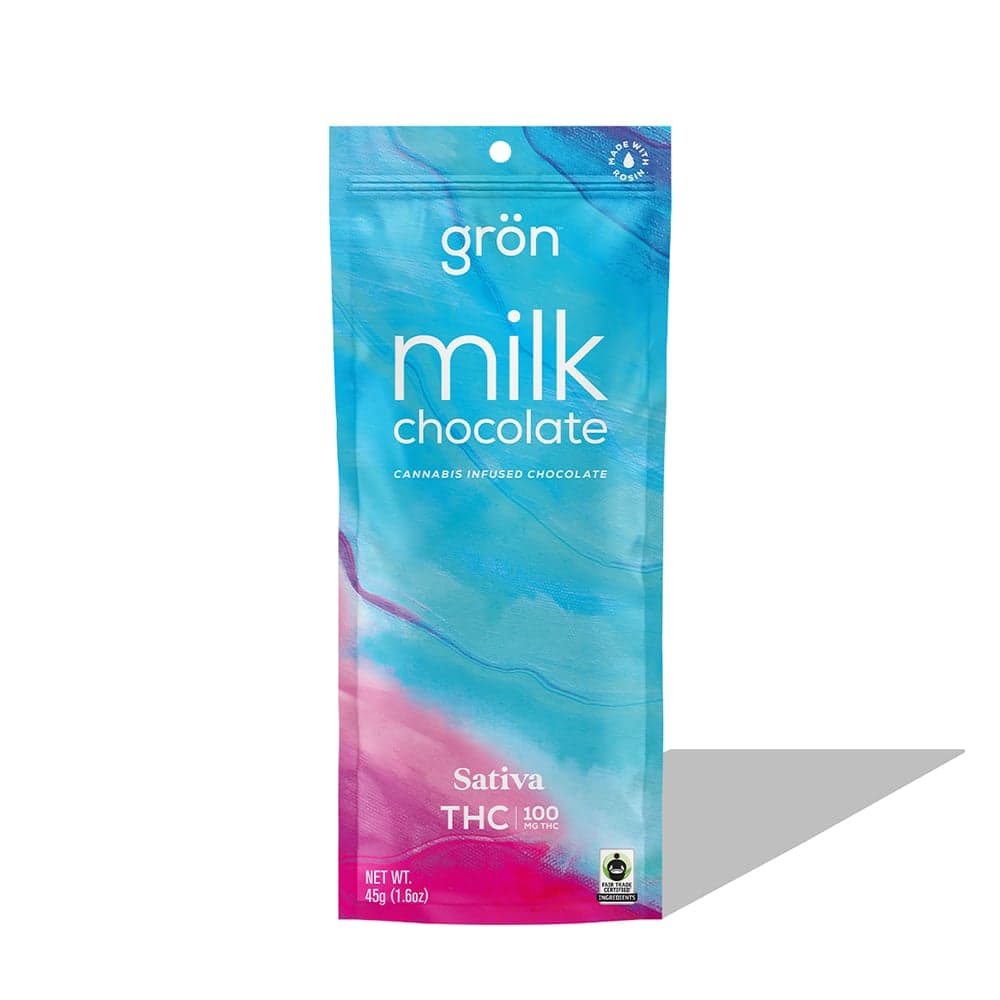 Grön – THC Milk Chocolate - Sativa (100mg)