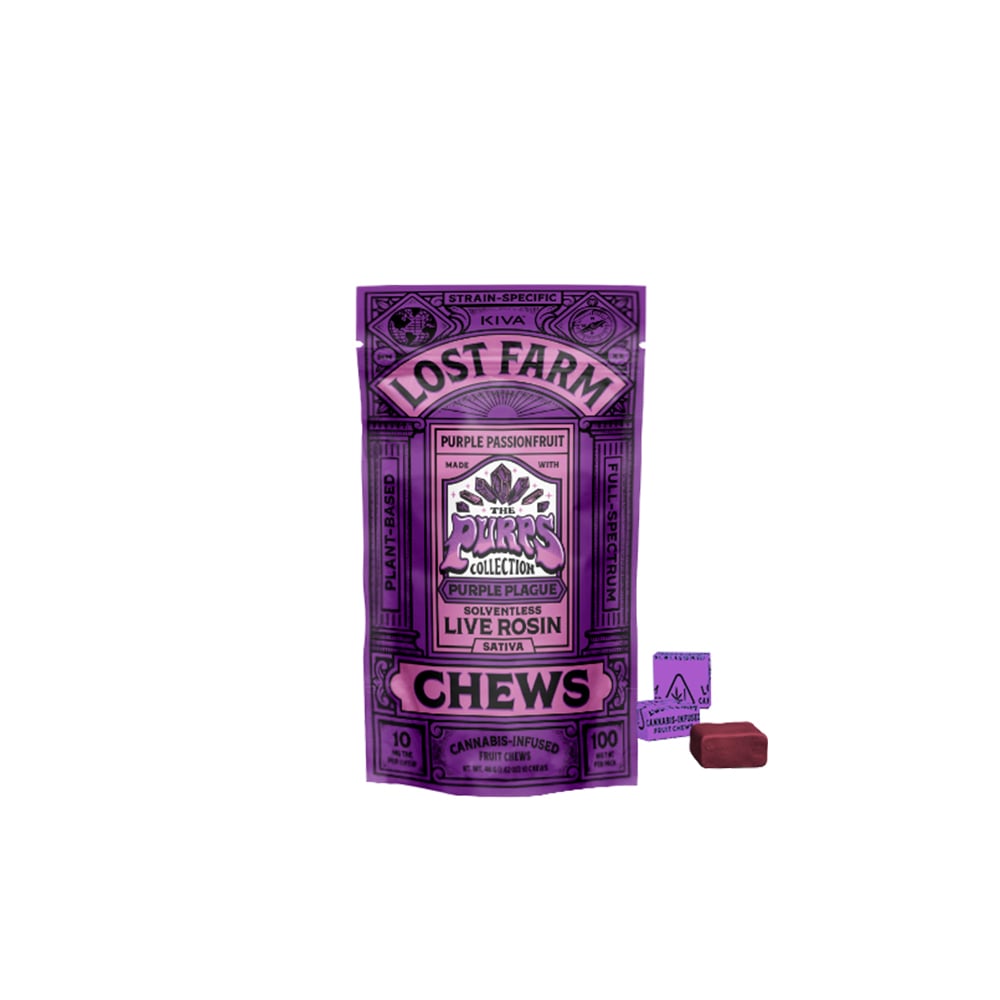 Lost Farm – Purple Passionfruit x Purple Plague [10pk] (100mg)