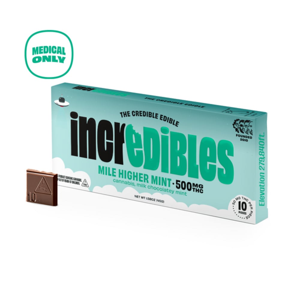 incredibles – MEDICAL Mile Higher Mint [10pk] (500mg)