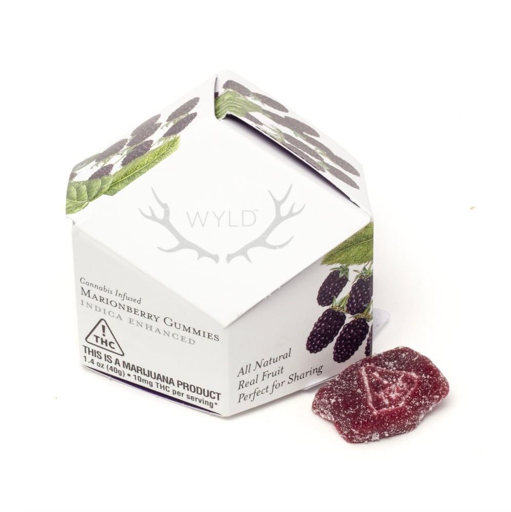 WYLD – Marionberry Indica Enhanced Gummies | 100mg THC