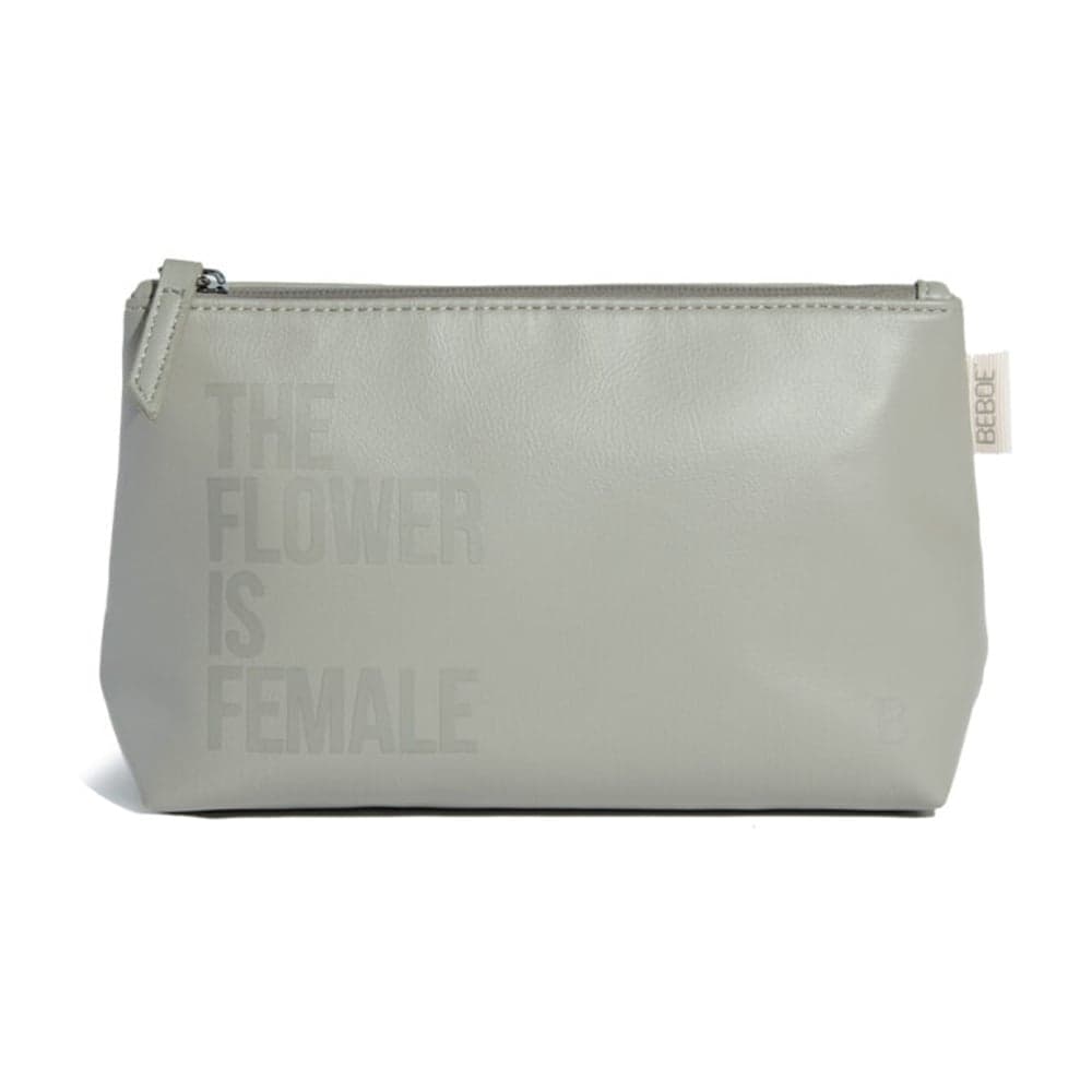 Beboe – Flower Is Female Stash Pouch - Grey