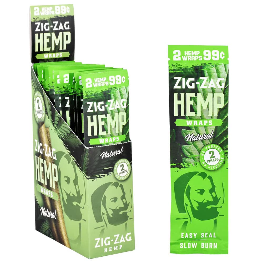 Zig-Zag – Natural Hemp Wraps [2pk]