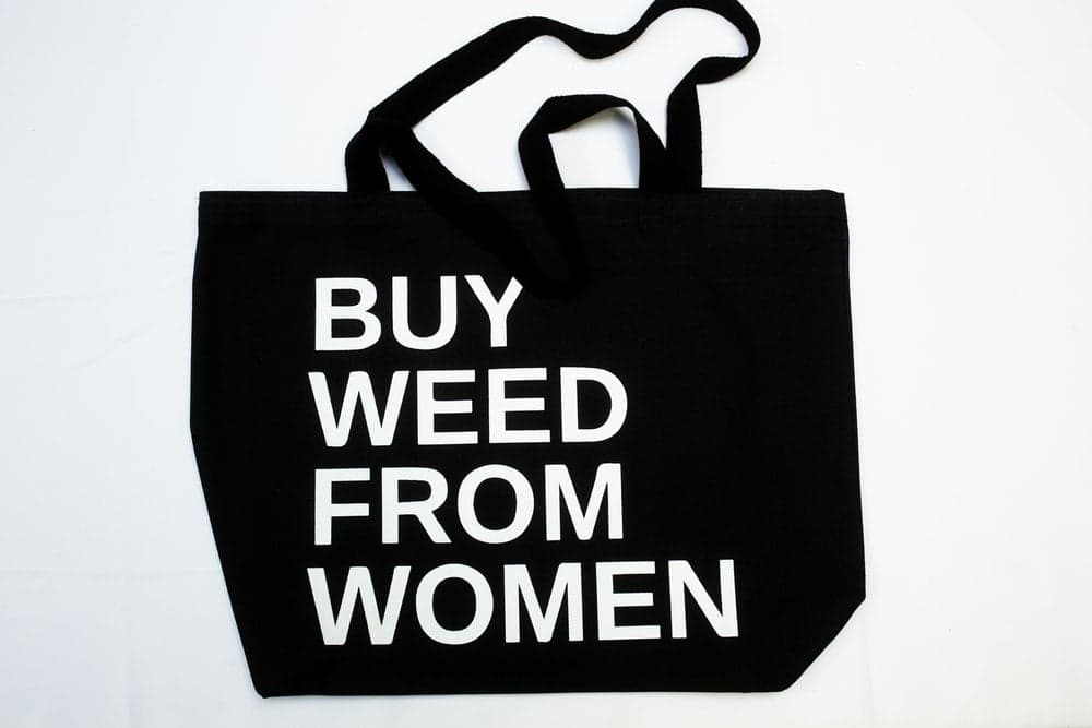 Buy Weed From Women – Canvas Tote - Black