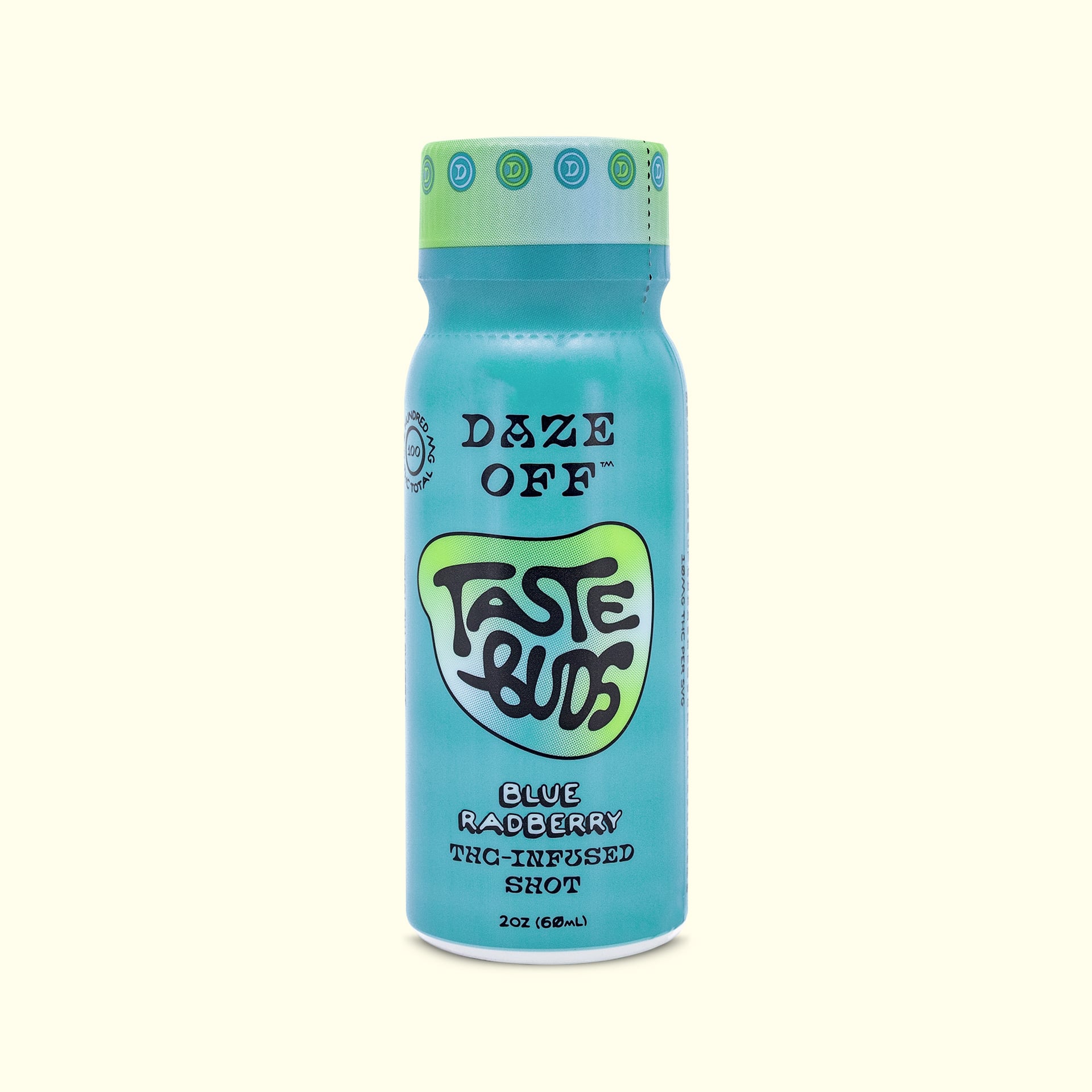 Daze Off – Blue Radberry [2oz] (100mg THC)