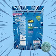 incredibles – Might-E 1:1 Sour Blue Razzberry + CBG [1pk] (100mg THC/100mg CBG)