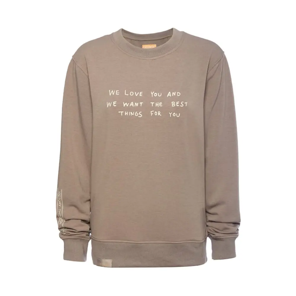 Beboe – We Love You Crew - Light Grey [M]