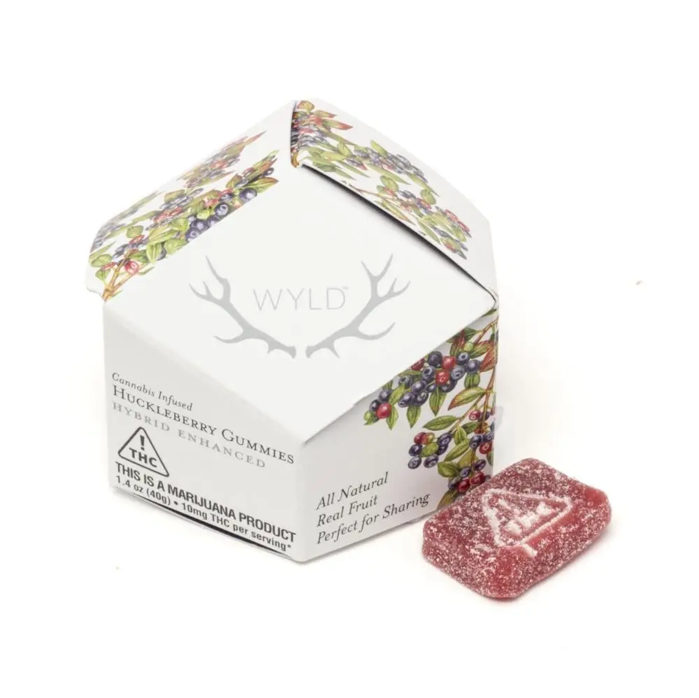 WYLD CBD – 500mg Huckleberry CBD Gummies | 20-pack