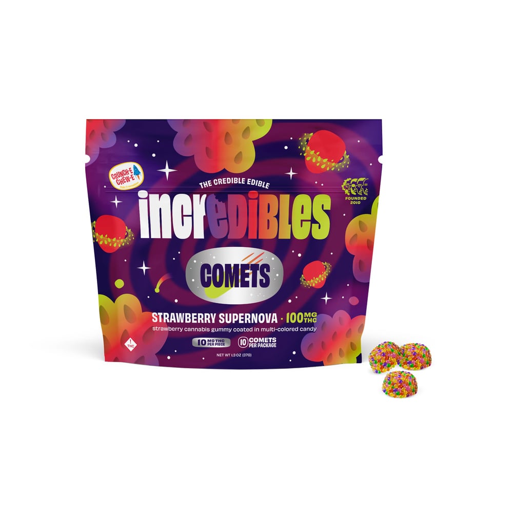 incredibles – Comets Strawberry Supernova [10pk] (100mg)